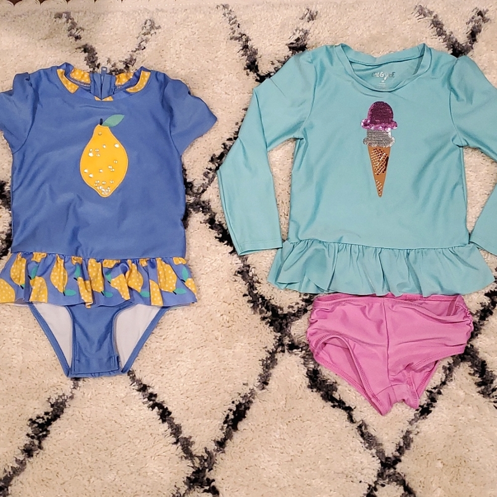 🖤 2 Cat & Jack bathing suits 🖤